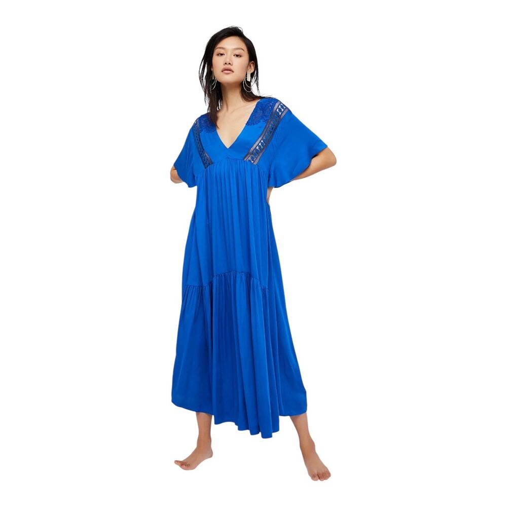 Free People Blue Maxi Dress